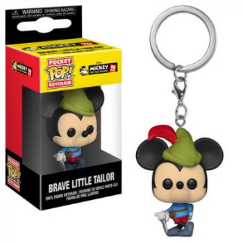 Mickey's 90th Anniversary! Pocket POP! Key Chain - Brave Little Tailor (Disney)