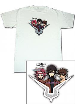 Code Geass T-Shirt - Kallen, Lelouch and Suzaku (XL)