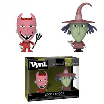 Nightmare Before Christmas Vynl. Figure - Lock & Shock (2-Pack)