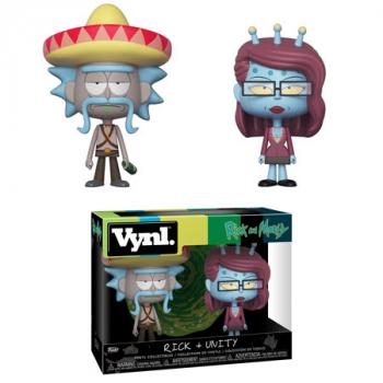 Rick and Morty Vynl. Figure - Sombrero Rick & Unity (2-Pack)