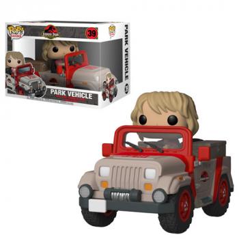 Jurassic Park POP! Rides Vinyl Figure - Ellie Sattler In Jeep