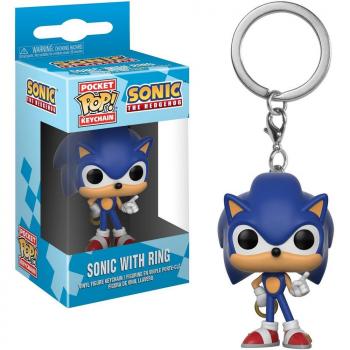 Sonic Pocket POP! Key Chain - Sonic w/ Ring