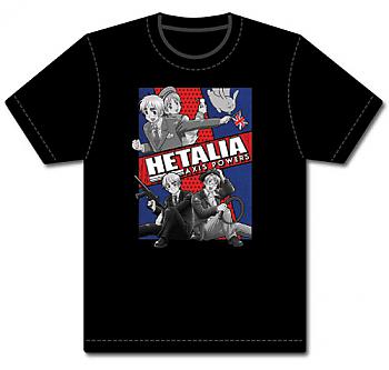 Hetalia T-Shirt - Red and Blue (XXL)