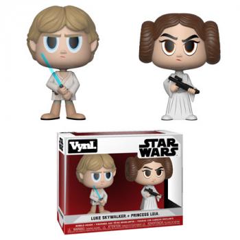 Star Wars Vynl. Figure - Luke Skywalker & Princess Leia (2-Pack)