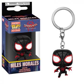 Spiderman Into the Spider Verse Pocket POP! Key Chain - Miles Morales