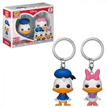 Donald Duck Pocket POP! Key Chain - Donald & Daisy (2-Pack) (Disney)