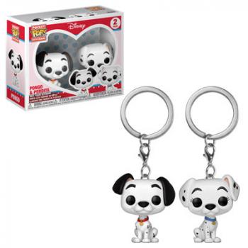 101 Dalmatians Pocket POP! Key Chain - Pongo & Perdita (2-Pack) (Disney)