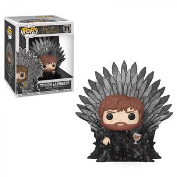 Game of Thrones POP! Deluxe Vinyl Figure -  Tyrion Lannister Sitting on Iron Throne
