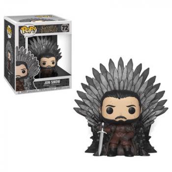 Game of Thrones POP! Deluxe Vinyl Figure - Jon Snow Sitting on Iron Throne