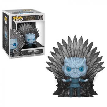 Game of Thrones POP! Deluxe Vinyl Figure - Night King Sitting on Iron Throne