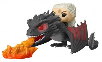 Game of Thrones POP! Rides Vinyl Figure - Daenerys & Drogon Dracarys (Dragonfire)
