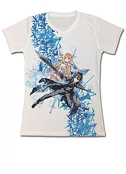 Sword Art Online T-Shirt - Asuna & Kirito Key Art (Junior S)