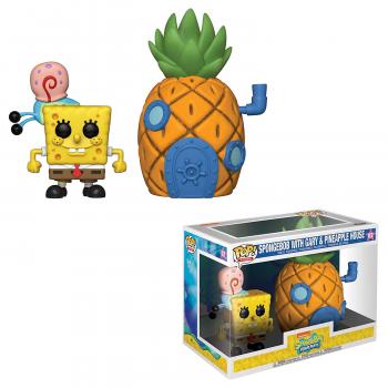 Spongebob Squarepants POP! Town Vinyl Figure - Spongebob & Pineapple 