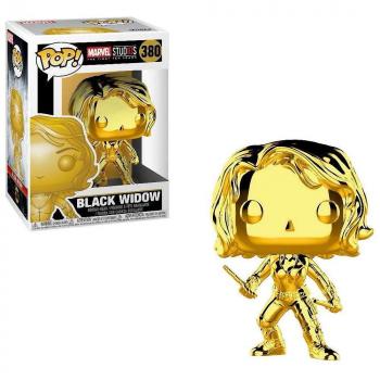 Marvel Studios 10th POP! Vinyl Figure - Black Widow (Gold Chrome)