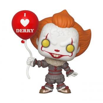 Stephen King's It Chapter 2 POP! Vinyl Figure - Pennywise w/ I Heart Derry Balloon
