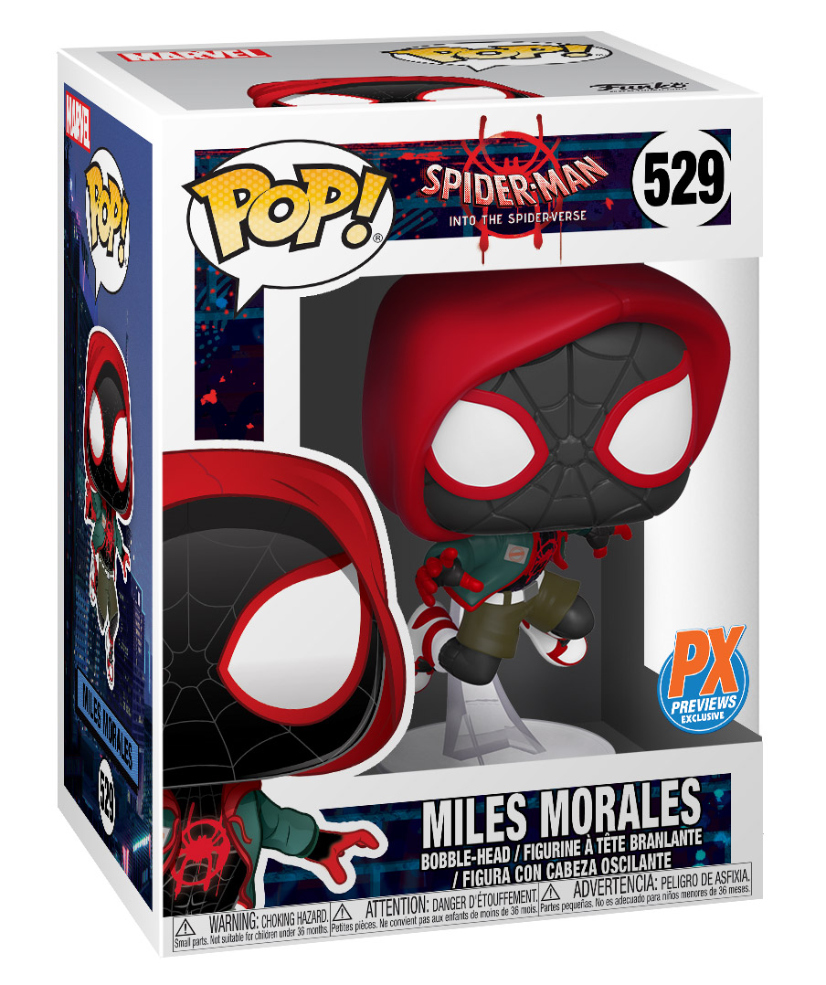 Funko Pop Spider-Man into the Spiderverse Miles Morales Vinyl Bobble-Head 33977