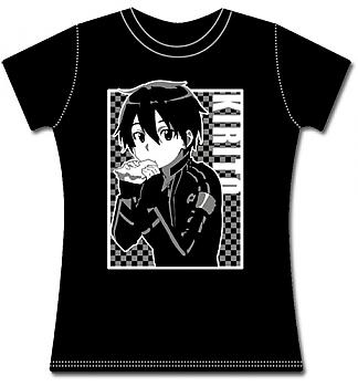 Sword Art Online T-Shirt - Kirito Eating (Junior L)