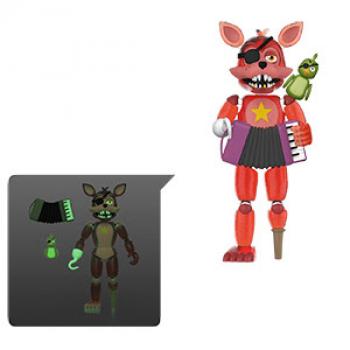 Five Nights At Freddy's Action Figure - Rockstar Foxy (TRL) (GITD)