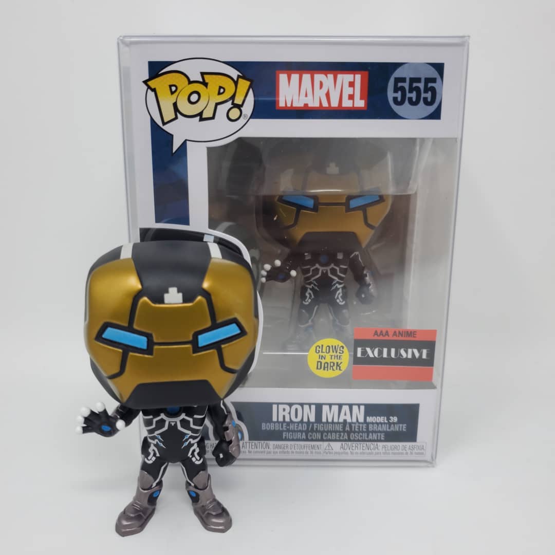 Pop! Marvel: 80th Anniversary - Iron Man Model 39 (Glow-in-the