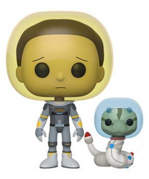 Rick and Morty POP! Vinyl Figure - Morty (Space Suit) w/ Snake