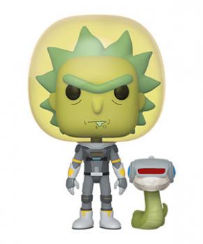 Rick and Morty POP! Vinyl Figure - Rick (Space Suit) w/ Snake