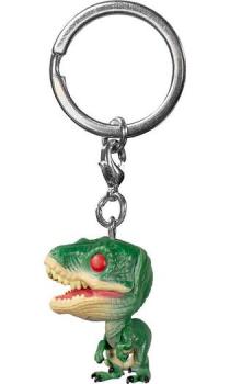 Jurassic Park Pocket POP! Key Chain - Velociraptor Green (Red Eyes) (Special Edition)