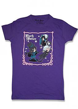 Black Butler T-Shirt - Sebastian, Ciel & Pluto (L)