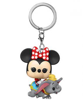 Disney 65th Anniversary Pocket POP! Key Chain -  Minnie w/ Flying Dumbo Ride 