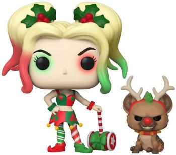 DC Comics Holiday POP! Vinyl Figure - Harley Quinn w/ Red Nose Helper [STANDARD]