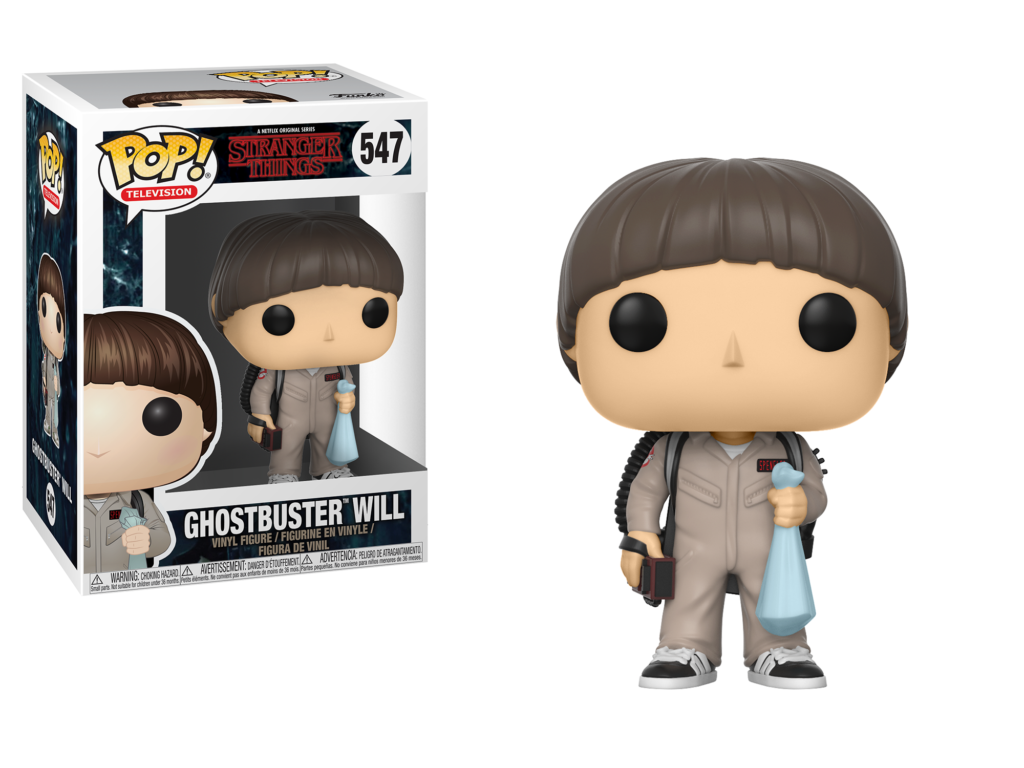 Stranger Things POP Vinyl Figure Ghostbusters Will COLLECTOR 