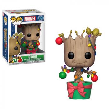Guardians of the Galaxy POP! Vinyl Figure - Groot w/ Lights & Ornaments (Marvel Holiday)