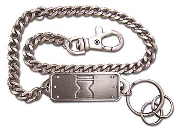 Naruto Key Chain - Metal Hidden Sand Badge