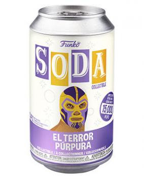 Luchadores Vinyl Soda Figure - El Terror Purpura (Thanos) (Marvel) (Limited Edition: 15,000 PCS)