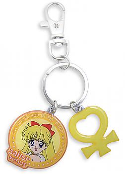 Sailor Moon Key Chain - Sailor Venus and Symbol