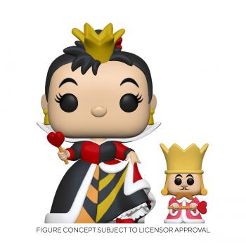Alice in Wonderland 70th Anniversary POP! Vinyl Figure - Queen w/ King Buddy (Disney) [COLLECTOR]