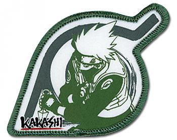 Naruto Patch - Kakashi and Leaf Village Logo