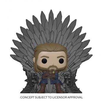 Game of Thrones POP! Deluxe Vinyl Figure - Ned Stark on Iron Throne 