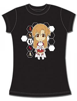 Sword Art Online T-Shirt - SD Asuna  BLACK (Junior XL)
