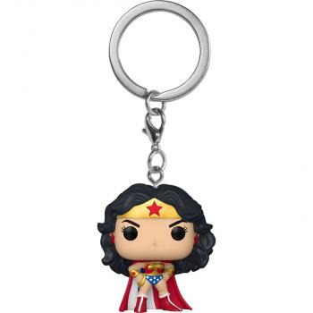Wonder Woman 80th Anniversary POP! Key Chain - Classic w/ Cape 