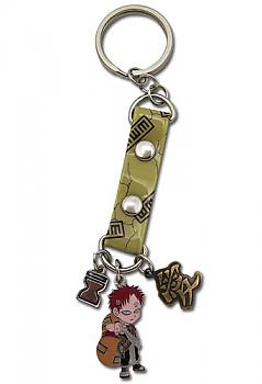 Naruto Key Chain - Gaara with Charms and Strap