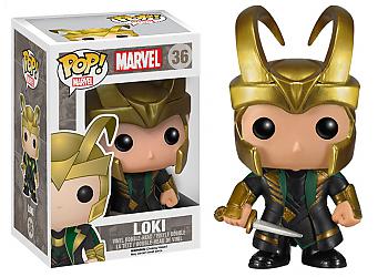 Thor 2 Movie POP! Vinyl Figure - Loki with Helmet (The Dark World)
