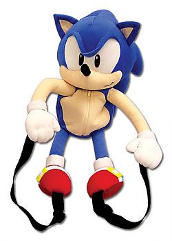 Sonic The Hedgehog 20'' Character Plush Backpack - Sonic 