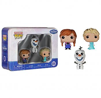 Frozen Pocket POP! Vinyl Figures - Anna, Elsa and Olaf (Display of 3) (Disney)
