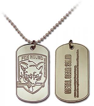Metal Gear Solid 3 Necklace - Foxhound Dog Tag