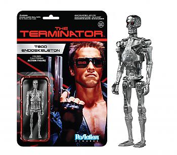 T Terminator ReAction 3 3/4'' Retro Action Figure - 800 Endoskeleton
