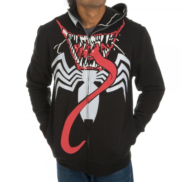 full zip spiderman hoodie