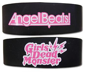 Angel Beats! Wristband - Logo Girl Dead Monster