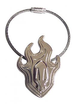 Bleach Key Chain - Metal Skull Logo