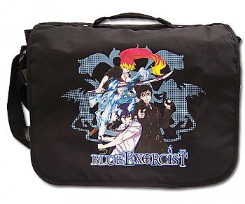 Blue Excorcist Messenger Bag - Rin, Yukio, and Shura Colored