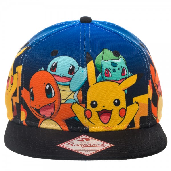 Pokemon Cap - Original Starter Gradient Snapback @Archonia_US